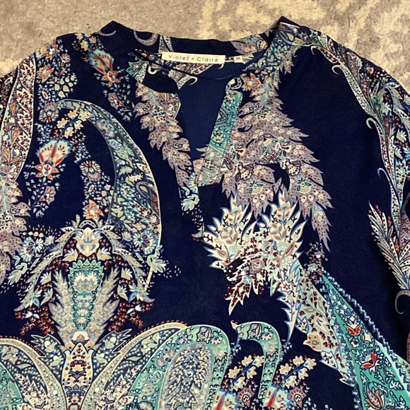 Women’s Violet & Claire Tunic Blouse Medium - Picture 1 of 5